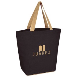 Marketplace Jute Tote Bag