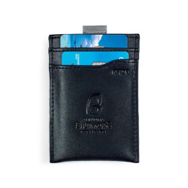 Debossed Glenwood Leather Wallet