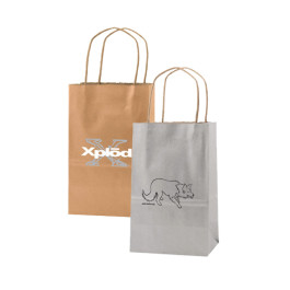 Custom Logo Precious Metals Kraft Shopping Bags