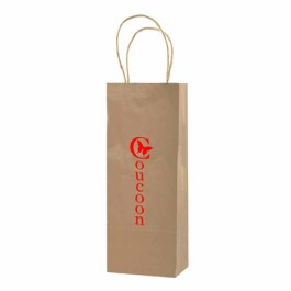 Custom Natural Kraft Shopping Bags