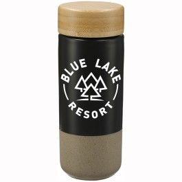 Arlo Ceramic Tumbler With Bamboo Lid 11 oz.