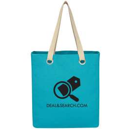 Logo Vibrant Cotton Canvas Tote
