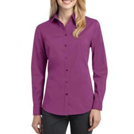 Port Authority - Ladies Stretch Poplin Shirt