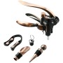 Graze Wood and Metal Wine Set