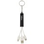 3-in-1 Light Up Charging Cables On Key Ring