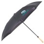 48" Recycled Pet Auto Open Plaid Inversion Umbrella
