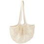 Riviera Cotton Mesh Market Bag With Zippered Pouch