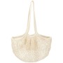 Riviera Cotton Mesh Market Bag With Zippered Pouch