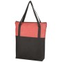 Crosshatch Non-Wowen Zippered Tote Bag