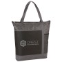Chrome Non-Woven Zipper Convention Tote