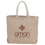Herringbone Jute Tote