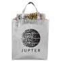 Metallic Lamianted Shopper Tote