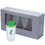 4 Piece Double Wall Acrylic Tumbler Quattro Gift Set with Full Color
