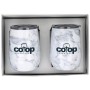 Stainless Steel Marble Wine Tumbler Gift Set