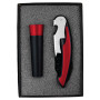 Custom Printed Wine Opener & Vacuum Stopper Set
