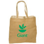 Printed Reversible Jute/Cotton Tote