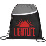 Printed The Slant Drawstring Cinch Backpack
