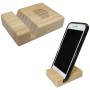 Bamboo Block Phone Stand
