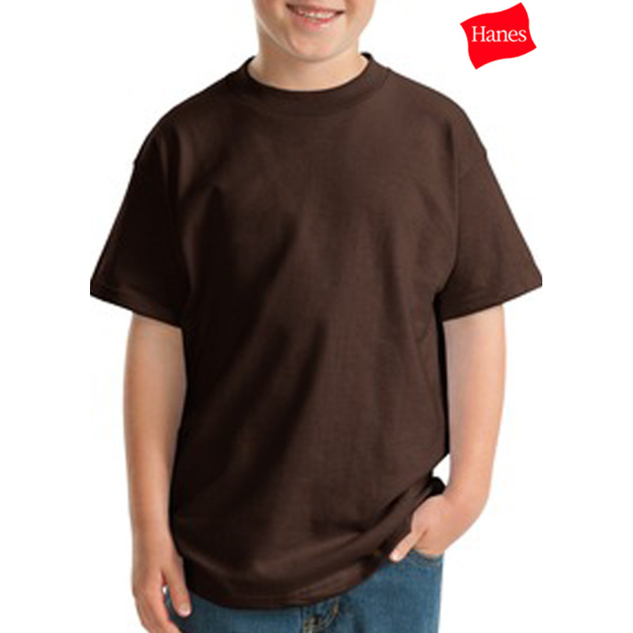 Hanes Youth Beefy-T Born 100% Cotton T-Shirt
