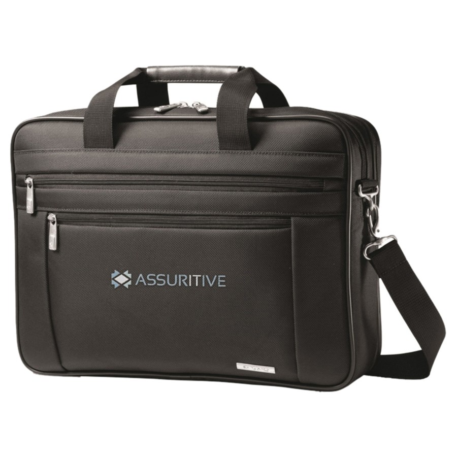 Samsonite Classic Business Perfect Fit Two Gusset Computer Portfolio