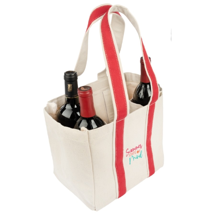Quatre Wine Bottle Tote Bag