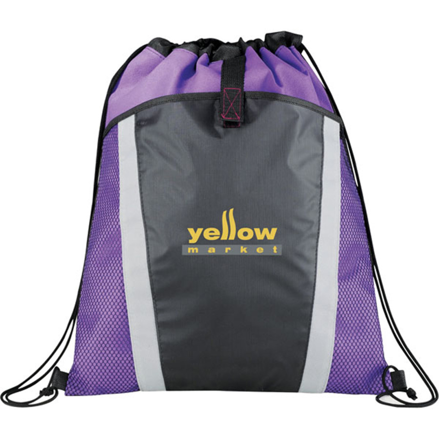 Customizable Vortex Drawstring Cinch Backpack