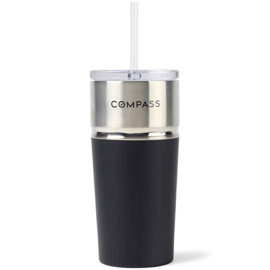 Emery 2-In-1 Double Wall Stainless Tumbler - 16 oz.