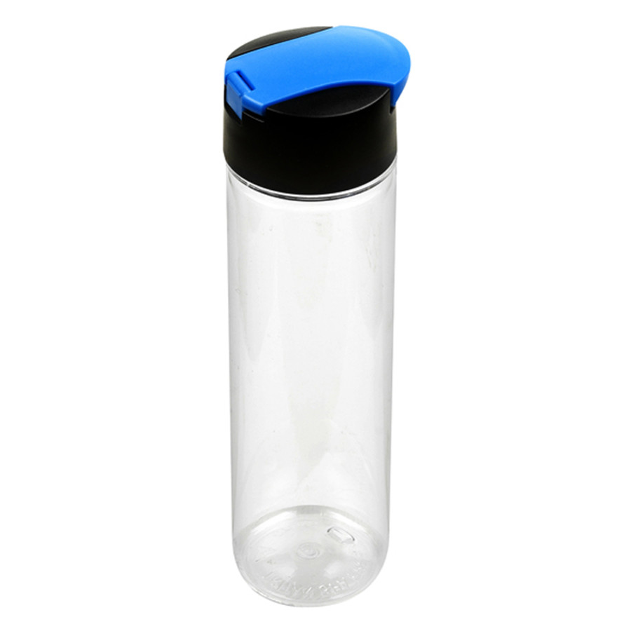 Fru-Tea 24 oz. Single Wall Clear Triatan Plastic Water Bottle