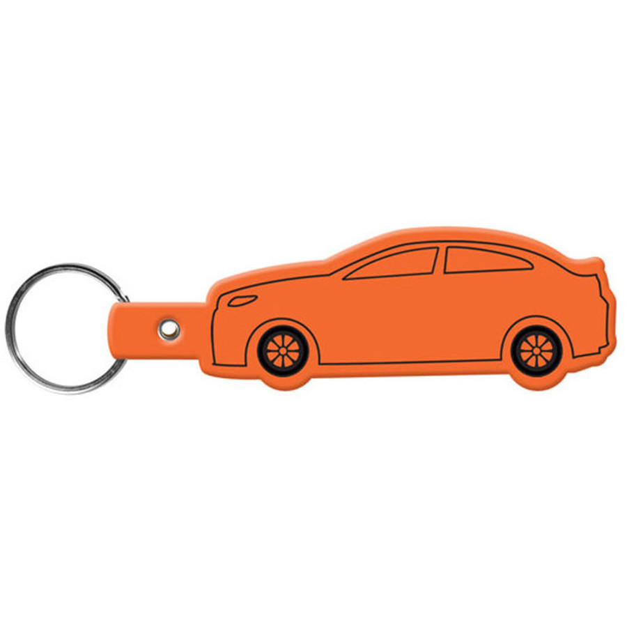 Imprinted Car Flexible Key-Tag