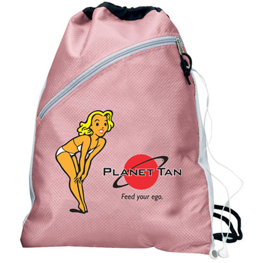 Imprinted Draw String Backpack