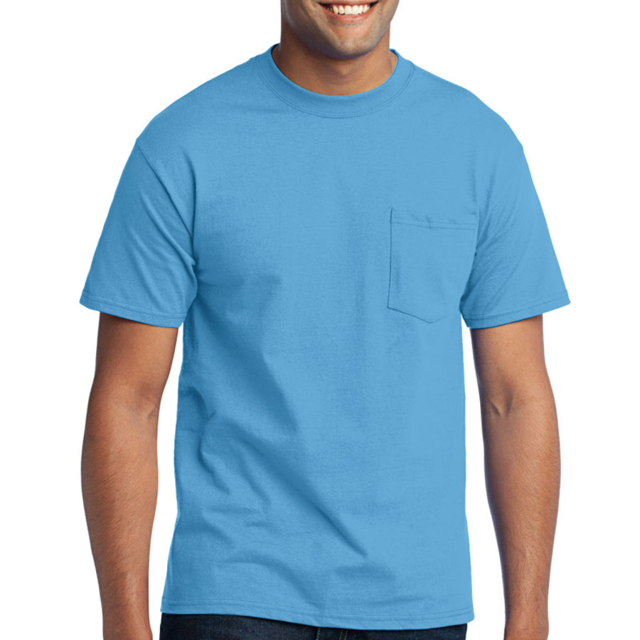 Port & Company - 50/50 Cotton/Poly T-Shirt with Pocket