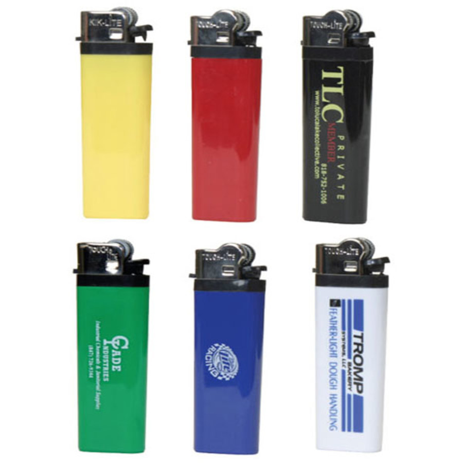 Printable Solid Colored Standard Flint Cigarette Lighter