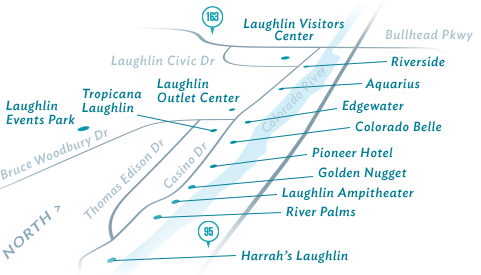 Laughlin Detailed Maps
