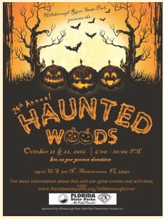 Haunted Woods at Hillsborough River State Park
