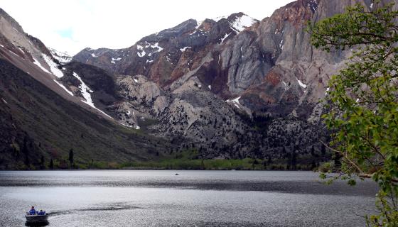 Convict Lake with Boat