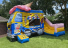 Children's Ice Cream Truck Bounce House Combo