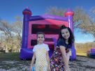 Pink Bounce House Inflatable Castle
