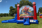 Spider-Man Bouncy Castle Slide