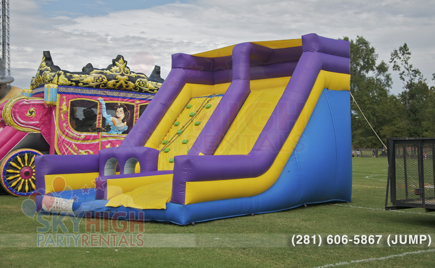 USA Inflatable Rockwall Slide Rentals Sky High Party Rentals