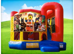 Lego Movie 4in1 Bounce House Combo w/ Wet or Dry Slide