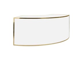 10 FT - White and Gold Bar