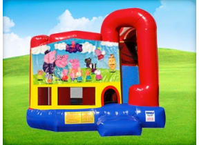 4in1 Peppa Pig Bounce House w/ Wet or Dry Slide
