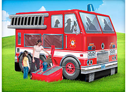 Houston Fire Truck Bounce House Rentals SkyHighPartyRentals