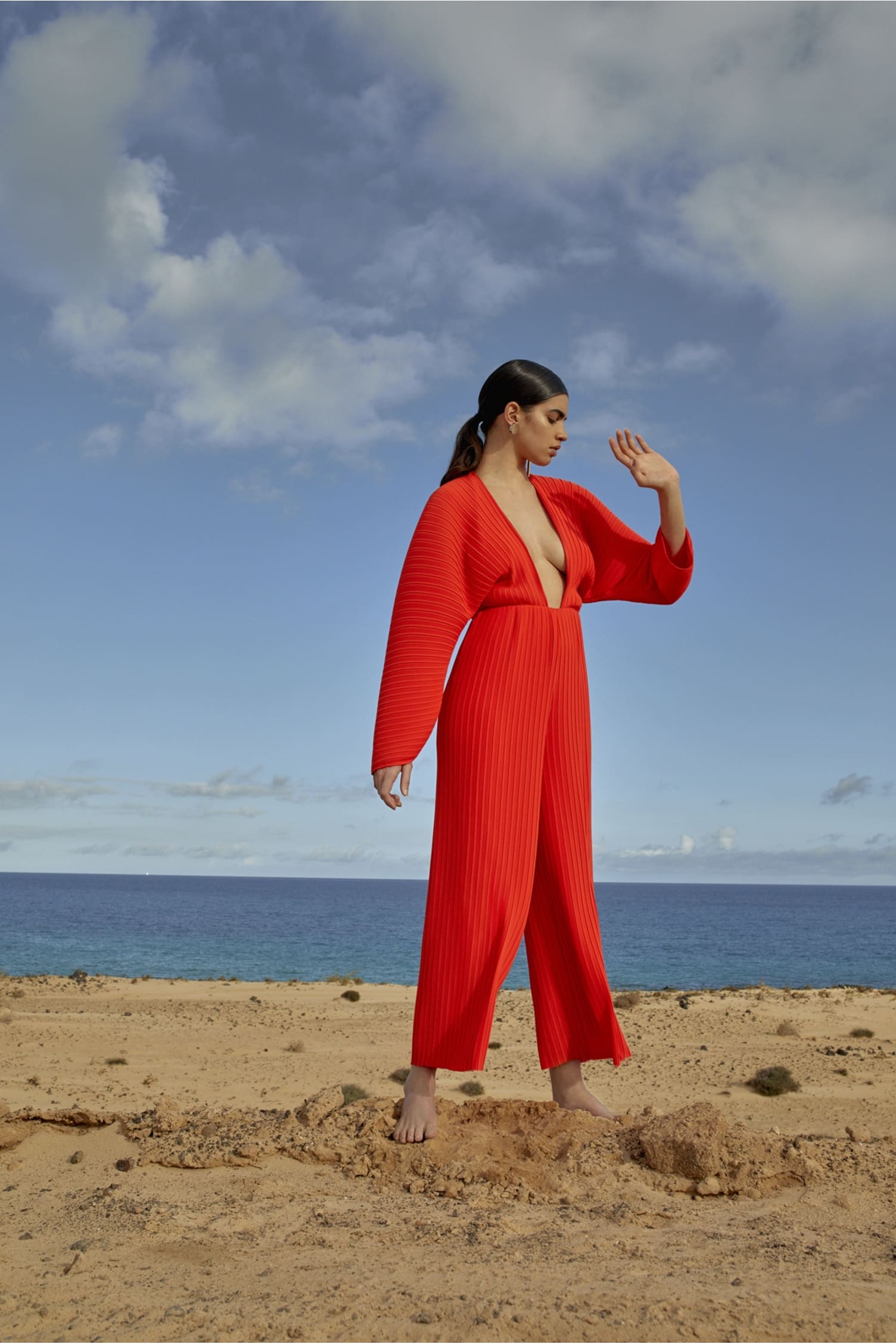Livia Jumpsuit Red