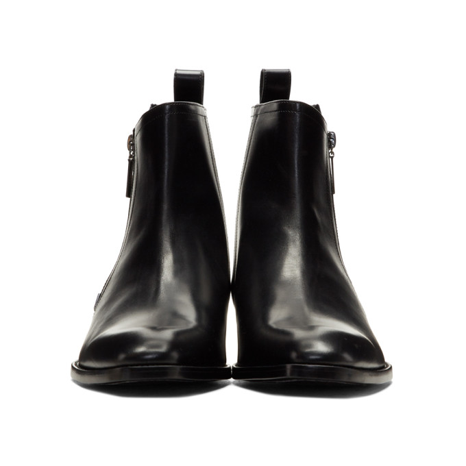 saint laurent wyatt zip boots