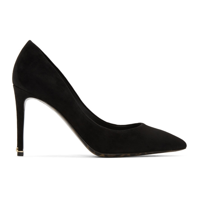 Click to view more detailed imagery on our partner's website Dolce & Gabbana Black Suede Kate Heels