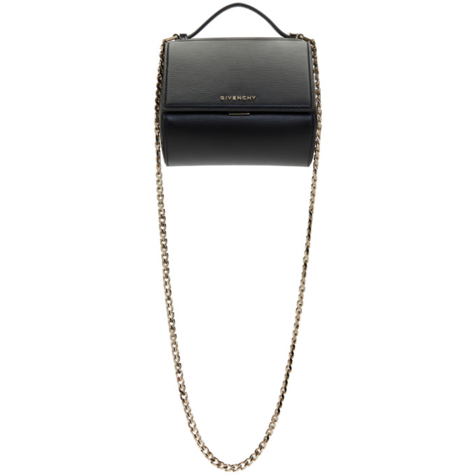 Click to view more detailed imagery on our partner's website Givenchy 'mini Pandora Box - Palma' Leather Shoulder Bag - Black In 001 Black