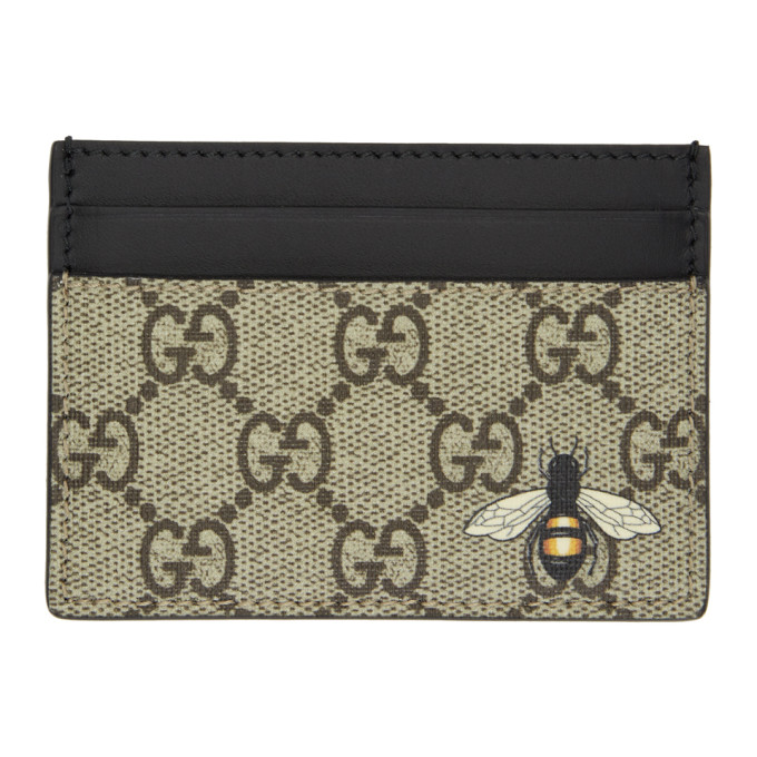 Gucci card holder bee