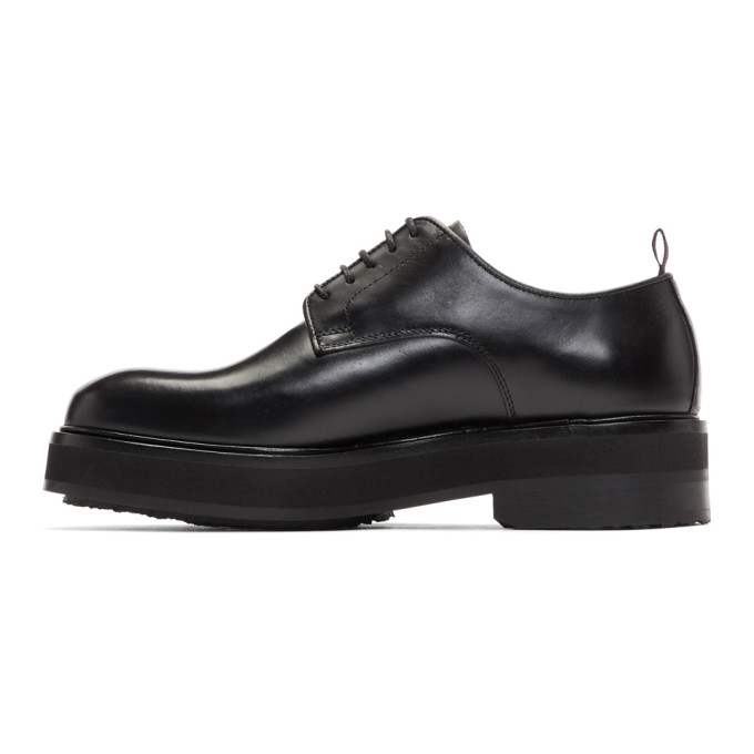 EYTYS Kingston Raised-Sole Leather Derby Shoes, Llack | ModeSens