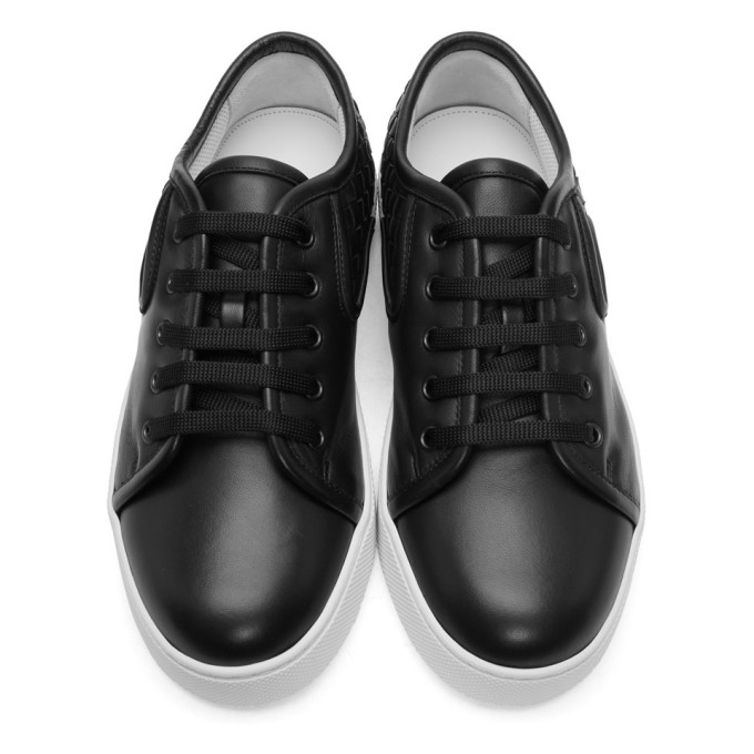 BOTTEGA VENETA Black Intrecciato Sneakers | ModeSens
